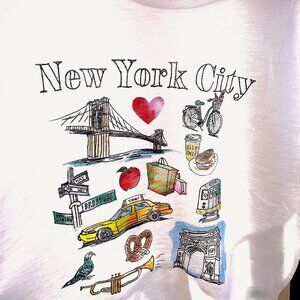 Women's J Crew NYC Collector Tee, Size Medium, Short-Sleeved - Brand New!